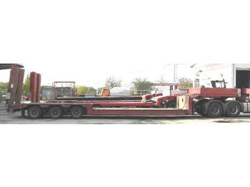 Langendorf 3-Achs-Tiefbett - teleskopierbar - Low loader semi-trailer