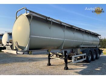 Tanker semi-trailer for transportation of chemicals MANARO/MENCI CISTERNA CHIMICA L4BH 27.000LT: picture 1