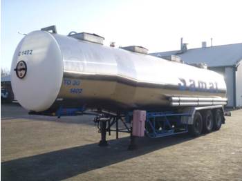 Tanker semi-trailer for transportation of chemicals Magyar Chemical tank inox 33 m3 / 4 comp.: picture 1