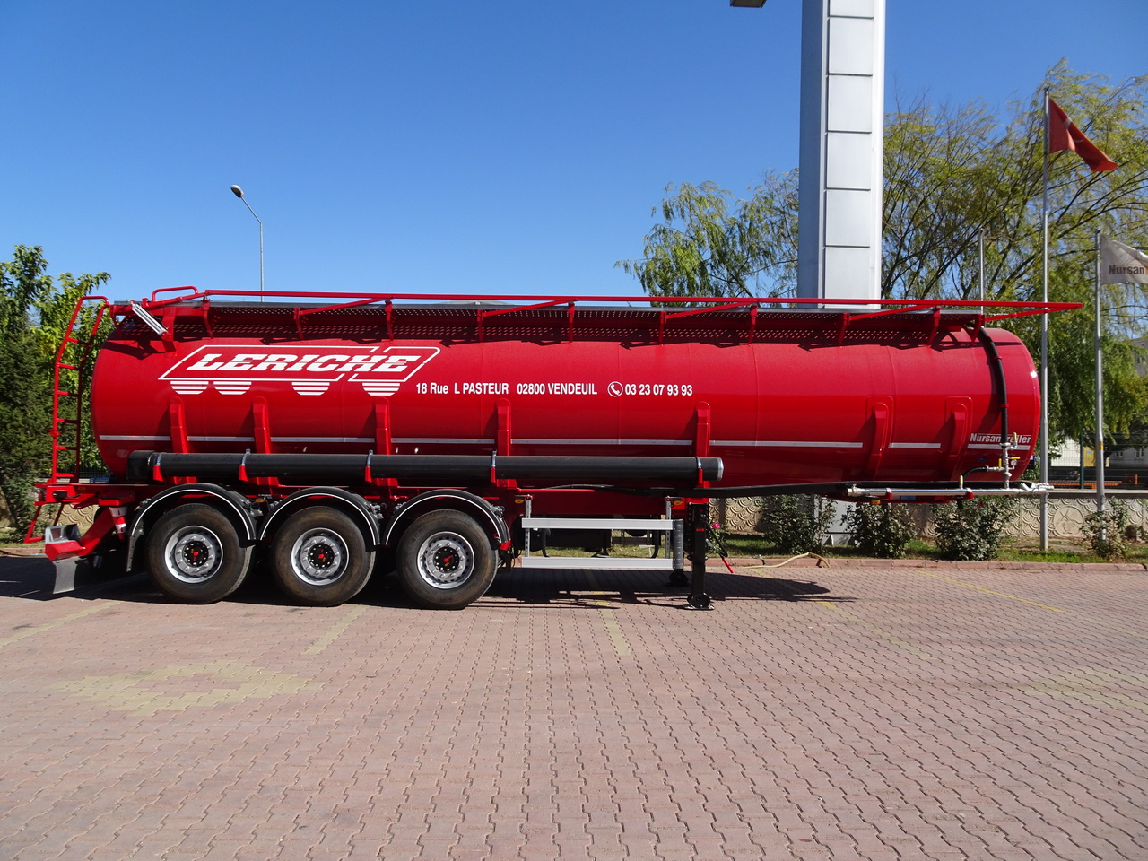 New Tanker semi-trailer for transportation of chemicals NURSAN Slurry Tanker: picture 11