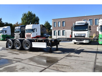 Container transporter/ Swap body semi-trailer Nooteboom FT-43-03V - 2 LIFT AXLES - BPW AXLES - DRUM BRAKES - 2 x EXTENDABLE -: picture 1