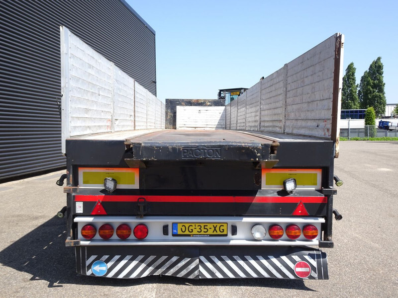 Dropside/ Flatbed semi-trailer Pacton T3-003 / 2 x STEERING AXLE / 1 X LIFT AXLE: picture 7