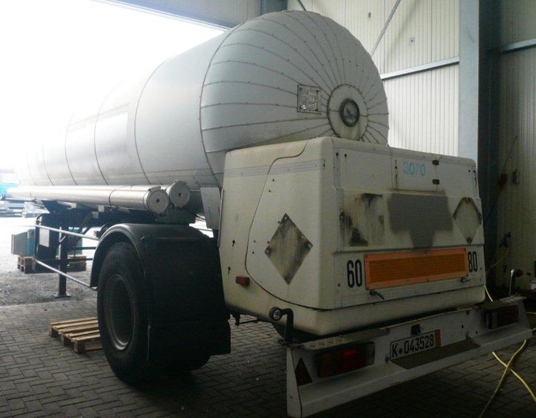 Tanker semi-trailer for transportation of gas Robine CO2, Carbon dioxide, gas, uglekislota: picture 4