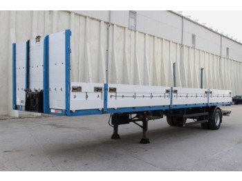 Dropside/ Flatbed semi-trailer SCHWARZMUELLER SPA 1/Z Luftfederung Lenkachse: picture 1