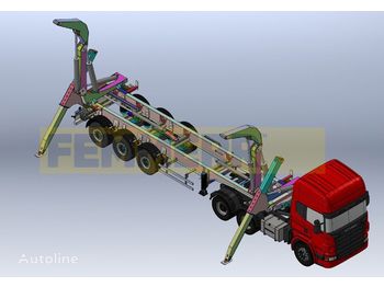 New Container transporter/ Swap body semi-trailer for transportation of containers STU 20FT & 30FT SIDE LIFTER: picture 1