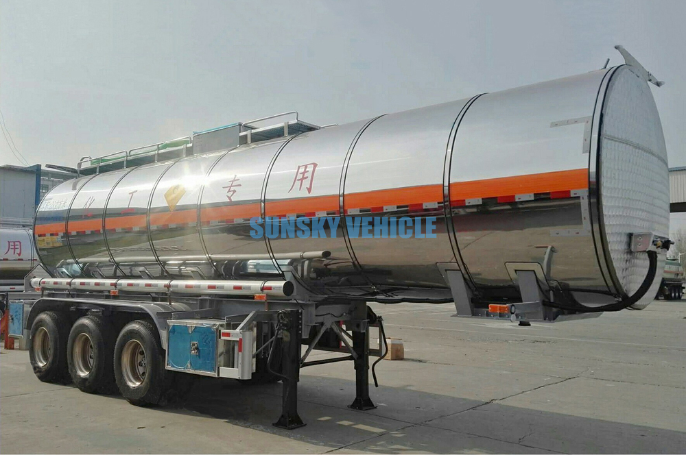 New Tanker semi-trailer for transportation of fuel SUNSKY Fuel Tank Trailer: picture 10