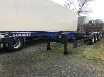 Container transporter/ Swap body semi-trailer Schmitz Cargobull SCF 24G, Liftachse, Slider System: picture 1