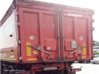 Tipper semi-trailer Schmitz Cargobull Tipper steel-square sided body Side door both sides 54m³: picture 1