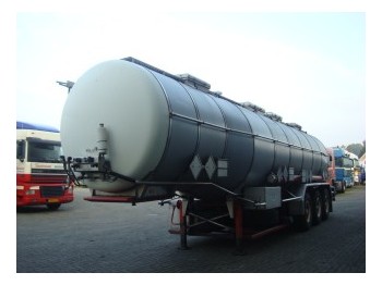 Burg rvs316/ 4compartimenten/33.000ltr - Tanker semi-trailer