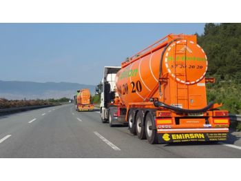 EMIRSAN Customized Cement Tanker Direct from Factory - Tanker semi-trailer