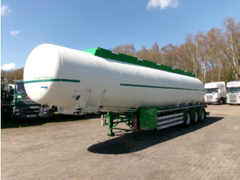 Feldbinder Fuel tank alu 44.3 m3 / 6 comp + pump - tanker semi-trailer