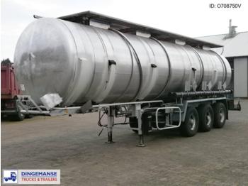 Maisonneuve Chemicals inox 35 m3 / 4 comp. - Tanker semi-trailer