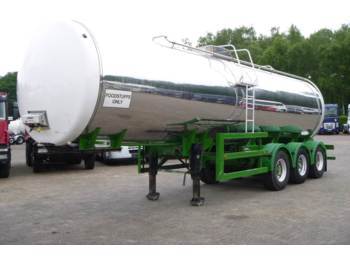 Massey / Crossland Food (milk) tank inox 30 m3 / 1 comp - Tanker semi-trailer