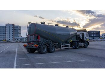 NOVA REMORQUE CITERNE DE CIMENT EN V NEUVE DE 22 à 60 m3 DU FABRICANT - Tanker semi-trailer
