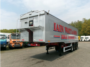 Montracon Tipper trailer alu 55 m3 + tarpaulin - tipper semi-trailer