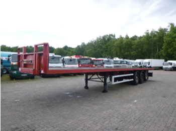 Dropside/ Flatbed semi-trailer Weightlifter 3-axle platform trailer 39 t / 13.6 m: picture 1