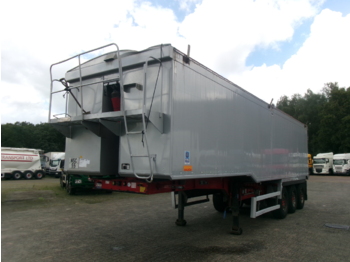 Tipper semi-trailer Wilcox Tipper trailer alu 55 m3 + tarpaulin: picture 1