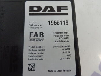 ECU for Truck DAF CDS4 FAB control unit: picture 3