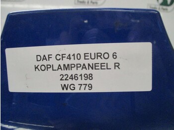 Cab and interior for Truck DAF CF 2246198 KOPLAMPPANEEL RECHTS EURO 6: picture 2
