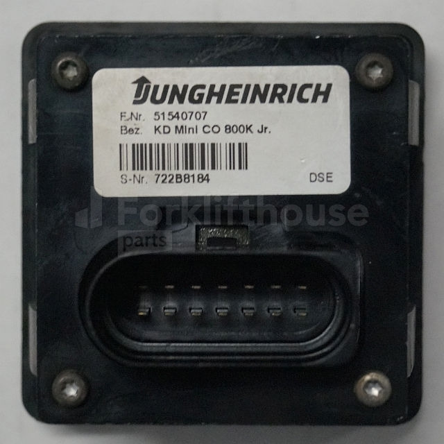 Dashboard for Material handling equipment Jungheinrich 51540707 Display KD mini Co 800K Jr. sn. 722B8184: picture 2