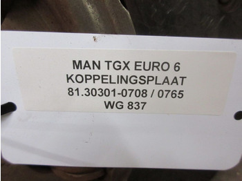 Clutch and parts for Truck MAN TGX 81.30301-0708 / 0765 KOPPELINGSPLAAT EURO 6: picture 3