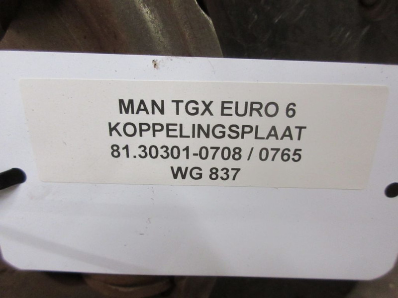 Clutch and parts for Truck MAN TGX 81.30301-0708 / 0765 KOPPELINGSPLAAT EURO 6: picture 3