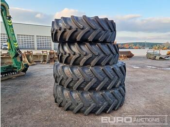  Set of Tyres and Rims to suit Valtra Tractor - Tire