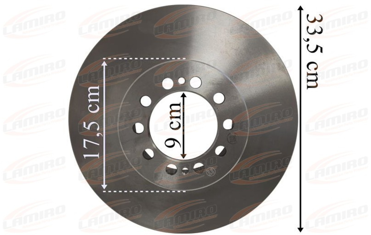 New Brake disc for Truck VOLVO FL6 95-00 BRAKE DISC FRONT   335x30 VOLVO FL6 95-00 BRAKE DISC FRONT   335x30: picture 2