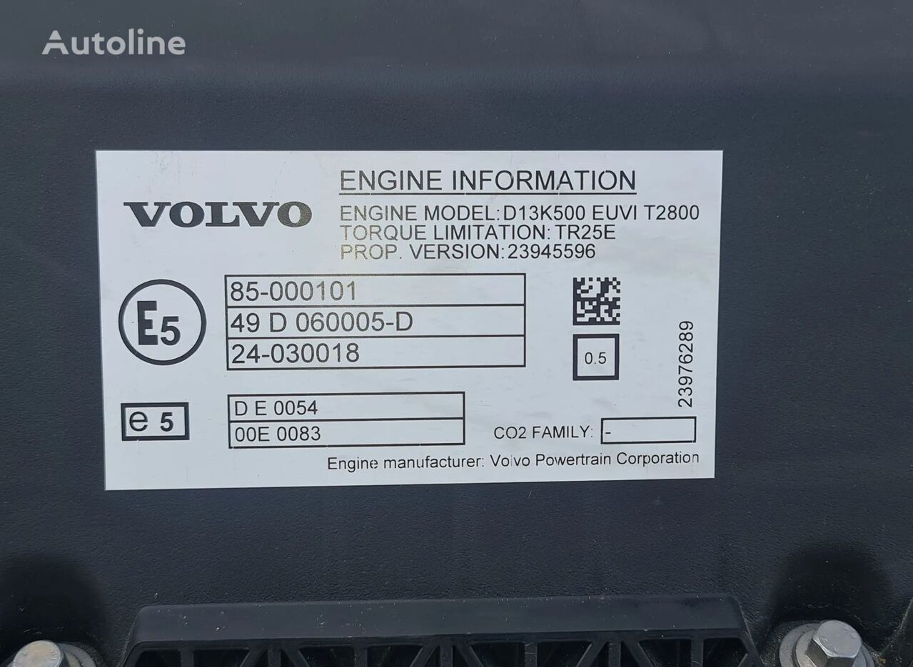 New Engine for Truck Volvo COMPLETE  D13K500 I-SAVE / NEw MODEL / BRAND NEW D13K500 D13K 500  Volvo FH5 truck: picture 7