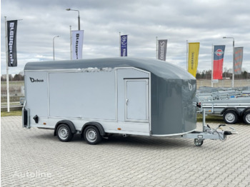 Debon C1000 van cargo 3500 kg 5m closed trailer for 1 car doors - Autotransporter trailer