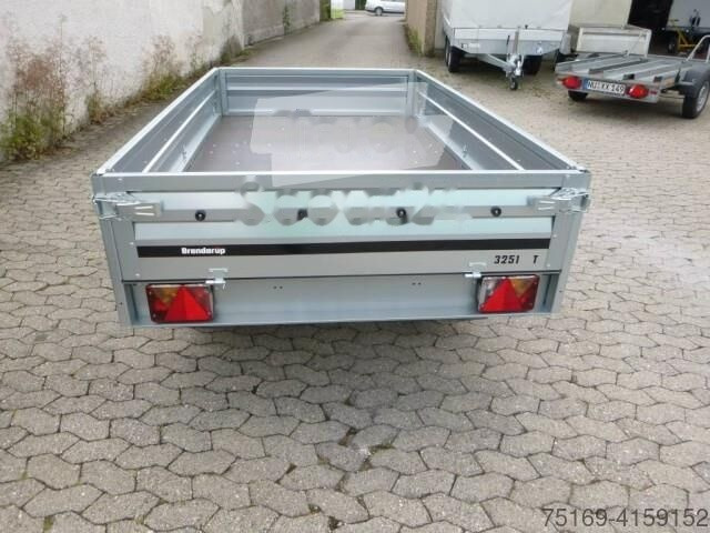 New Car trailer Brenderup 3251ST UB750, Stahl Hochlader, 2500x1420x350mm, 100 km/h: picture 3