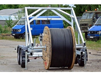  Blyss - Kabeltrommel Transporter Abroller 2700kg Gesamtmasse für PKW Pic Up Transporter - Cable drum trailer