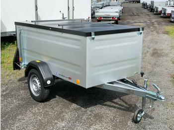 TPV KT-EU2 Kastenanhänger mit Deckel - Silbergrau-  - Car trailer