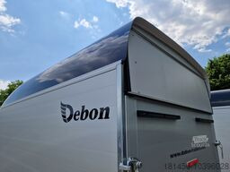New Closed box trailer Cheval Liberté Debon Roadster 500 Cargo Heckrampe Poly royalblau Pullman 100km/H verfügbar: picture 13