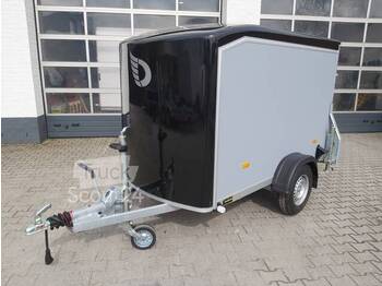 Cheval Liberté - Debon C255 Heckrampe Kombimation 1300kg gebremst aerodynamisch schwarz - Closed box trailer