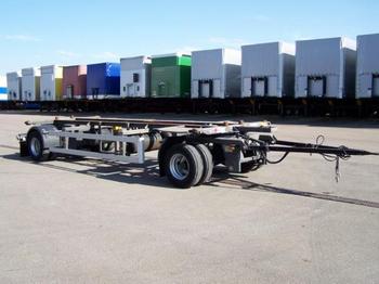 Ackermann LAFETTE JUMBO 990 - 1380 mm zwillingsbereift 2 x - Container transporter/ Swap body trailer