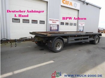  Hilse 2 Achs Abroll + Absetzcontainer BPW 1.Hand - Container transporter/ Swap body trailer