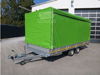  Eduard - 506x220x200cm Hochplane grün direkt verfügbar - Curtainsider trailer