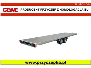 GEWE PD750 C, długość 6 m - Dropside/ Flatbed trailer
