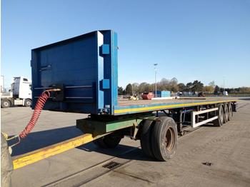  SDC Tri Axle Flat Bed Trailer - Dropside/ Flatbed trailer