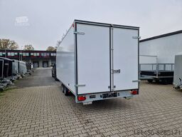 New Closed box trailer Großer Koffer aerodynamisch 615x215x200cm Seitentür 3500kg verfügbar: picture 26