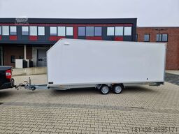 New Closed box trailer Großer Koffer aerodynamisch 615x215x200cm Seitentür 3500kg verfügbar: picture 19