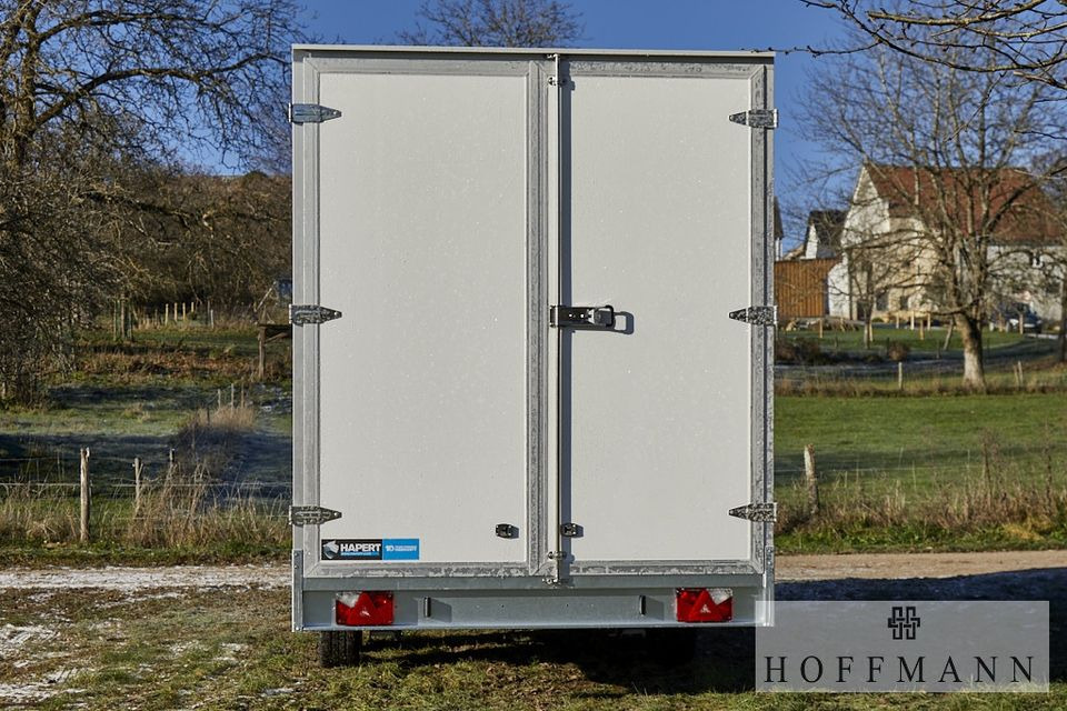 New Closed box trailer HAPERT Hapert Kofferanhänger 450x194x210 cm 3500 kg Parabel / AKTION: picture 4