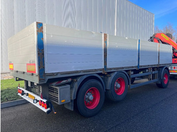 Dropside/ Flatbed trailer Kel-Berg 3 AXLE - OPEN BOX 7,55 METER + LIFTING AXLE: picture 3