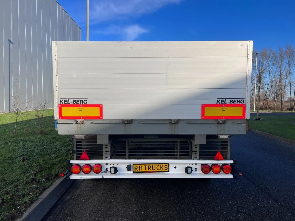 Dropside/ Flatbed trailer Kel-Berg 3 AXLE - OPEN BOX 7,55 METER + LIFTING AXLE: picture 4