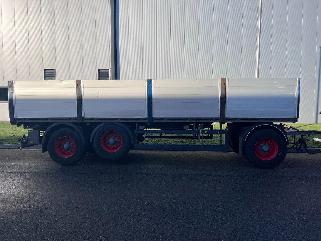 Dropside/ Flatbed trailer Kel-Berg 3 AXLE - OPEN BOX 7,55 METER + LIFTING AXLE: picture 2