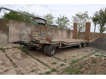Low loader trailer Müller-Mitteltal 3 Achs Tioeflader 30 to, Federrampen