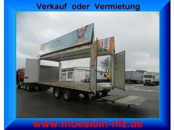 Beverage trailer Obermaier Tandemkoffer Schwenkwand + LBW: picture 1