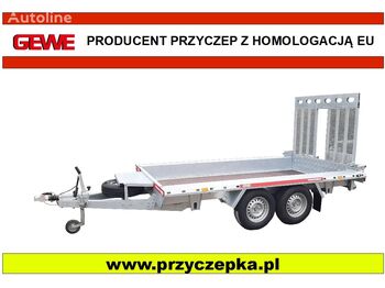 GEWE P3500 E/1 Przyczepa pod minikoparkę 3,5x1,6m SUPER MOCNA! - Plant trailer