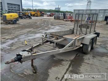  Indespension 2.7 Ton Twin Axle Plant Trailer, Ramp - Plant trailer
